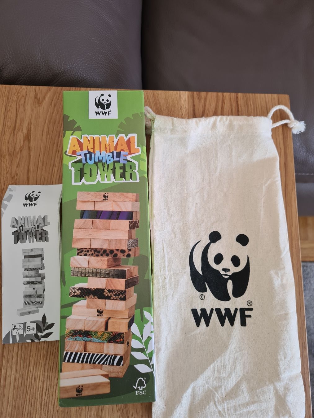 Giochi: WWF Animal Tumble Tower Spiel neu – Nuovo e nell'imballaggio originale da Winterthur venduto da Jana1701