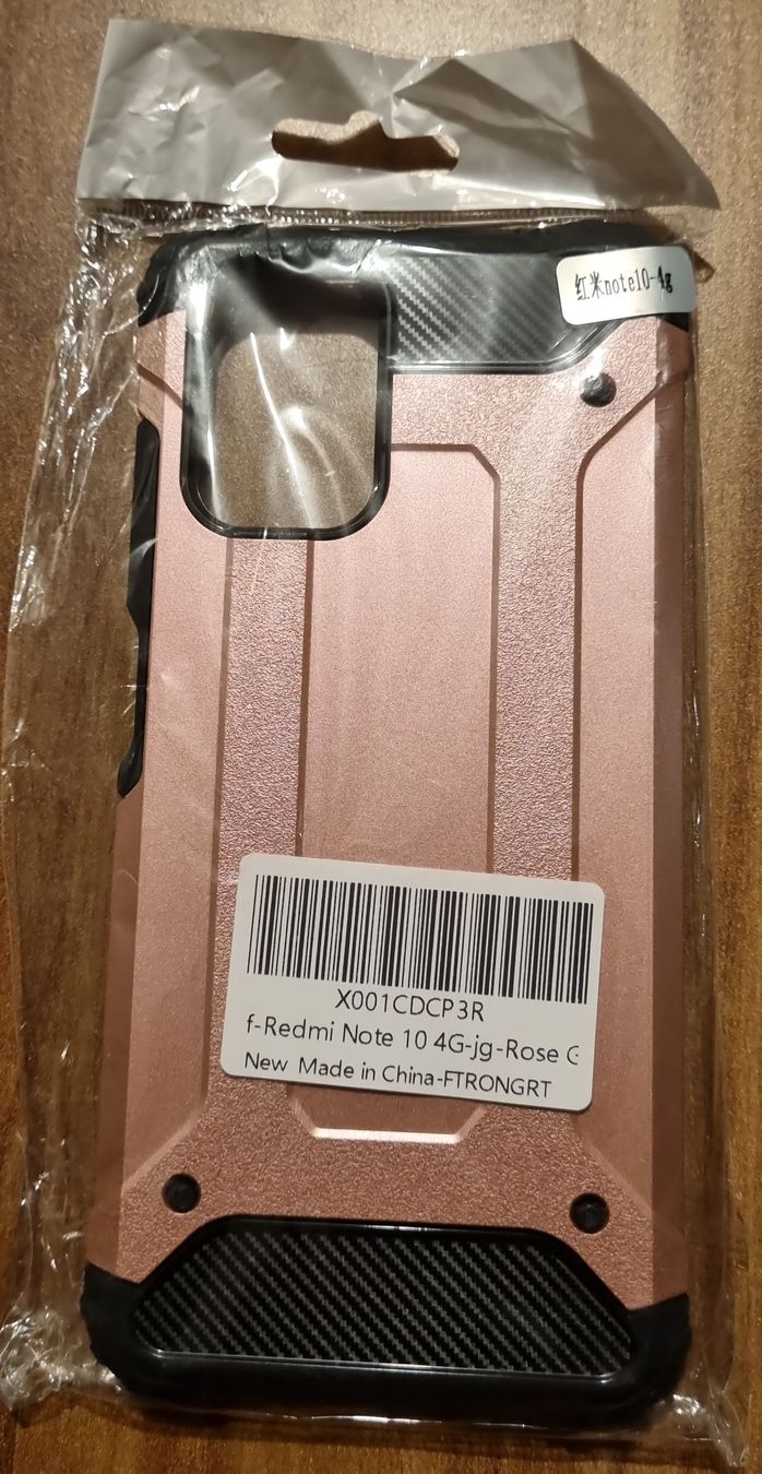 Cover & Protezioni schermo: Coque de protection robuste pour Redmi Note 10 4G Rose – Nuovo e nell'imballaggio originale da Courtepin venduto da marco_polo_xiii