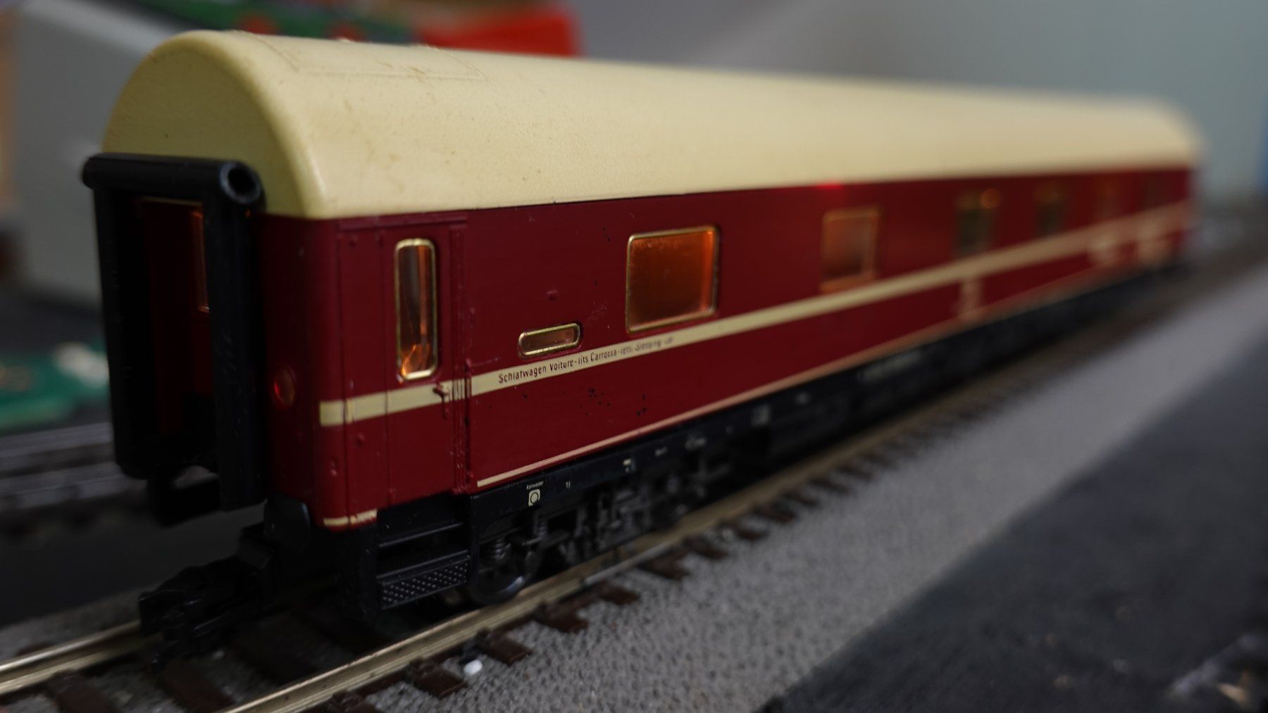 Fleischmann Modelleisenbahnen: e70 Fleischmann 5107 DB TEN Schlafwagen Bastelware | 851 – Gebraucht aus Thun von evinka_gmbh 6