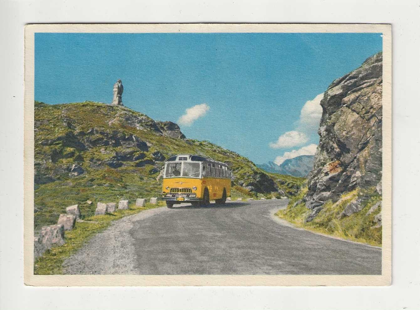 Cartoline postali: Postauto, 1959 – Usato da Spiez venduto da Niesen20