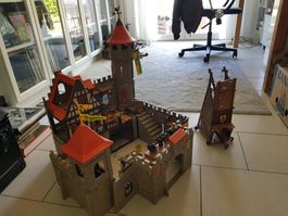 Playmobil Ritterburg 3666 mit Turm 90er Jahre