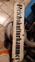 Schild Reichskulturkammer Emailschild Metallschild Stahl