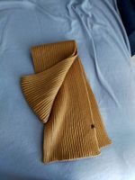 Warmer Indigo Strickschal in Senfgelb - Top Zustand!