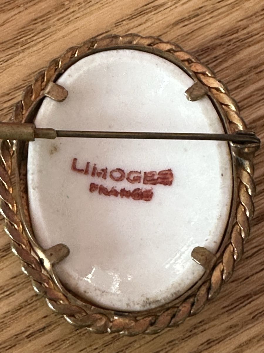 Spille & Fermagli: Vintage Limoges  Brosche – Usato da Herbriggen venduto da Sehrazade 3