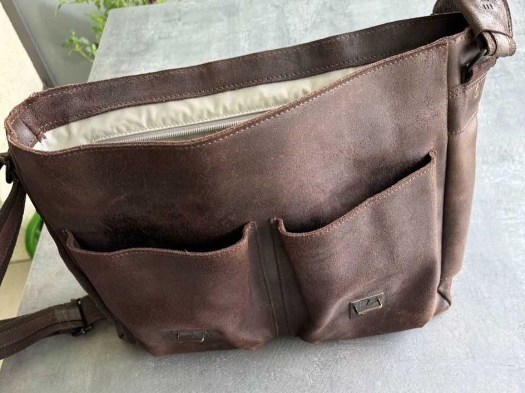 Valigie & Borse: Messenger Bag - echt Leder – Nuovo (secondo la descrizione) da Saanen venduto da MountainLove.44 3