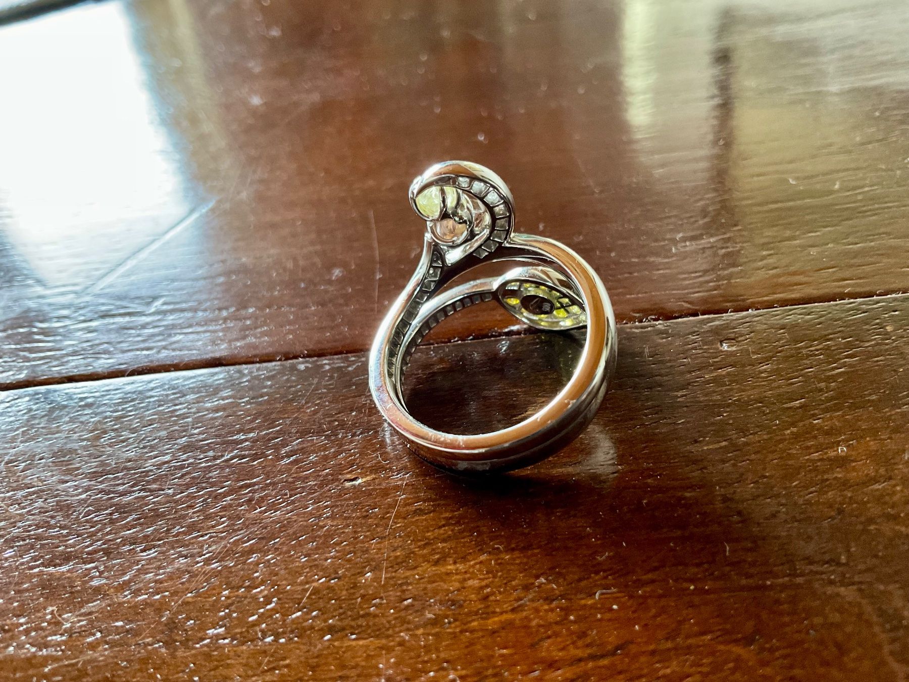 Anelli: Bellissimo anello con diamanti – Nuovo e nell'imballaggio originale da Bern venduto da zero02 7