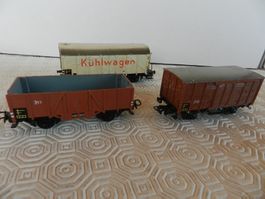 Märklin Ganzmetall Güterwagen 3 St