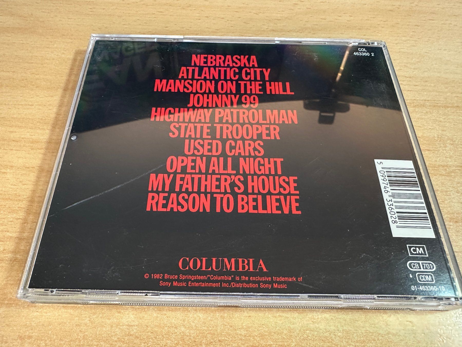 CD: C1 Bruce Springsteen – Nebraska – Usato da Rikon im Tösstal venduto da Alpenmutz 1