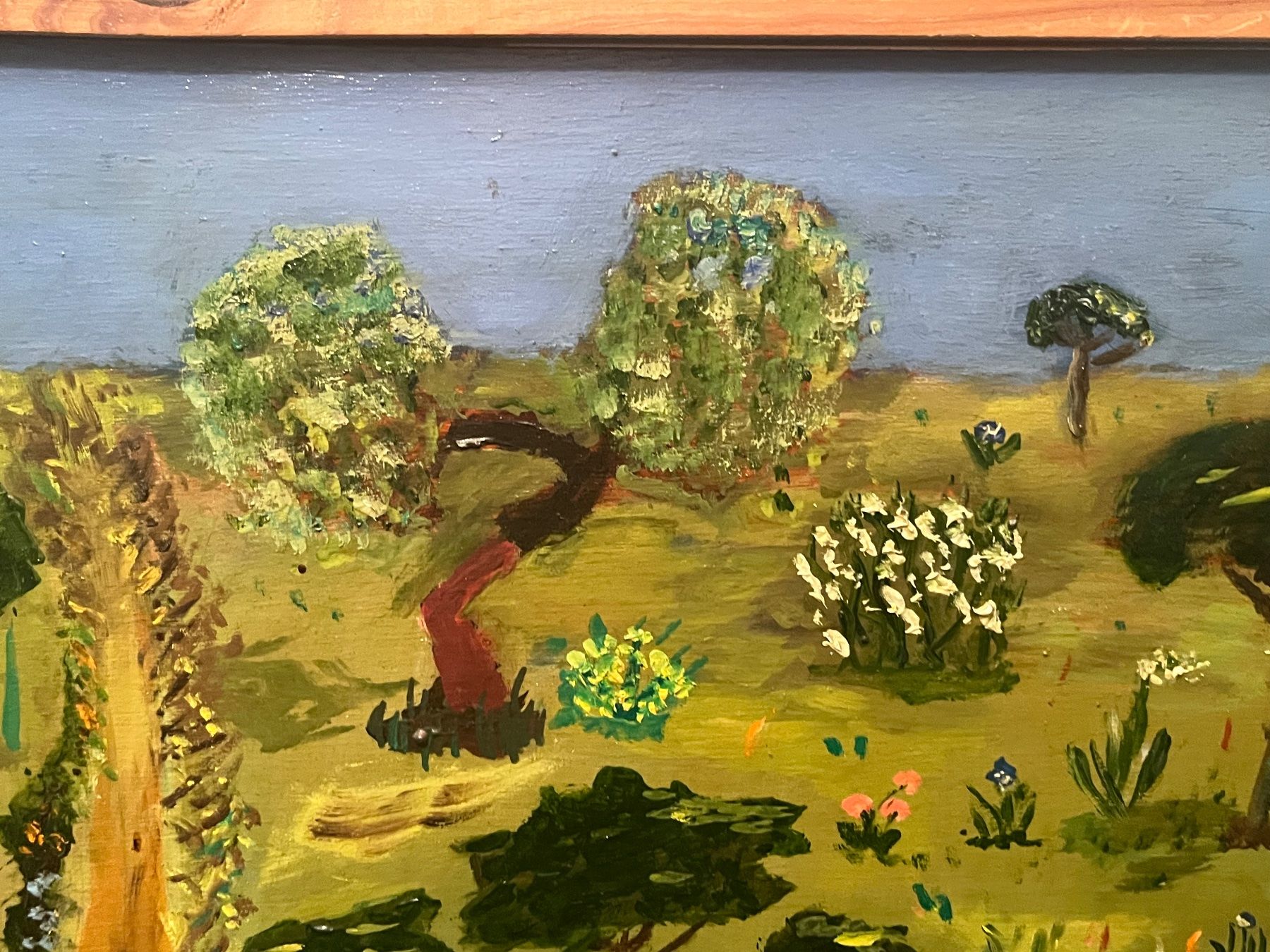 Gemälde: Originalgemälde: Sommerlandschaft, toller Zustand! – Gebraucht aus Basel von Kaffee_und_Kunst 6