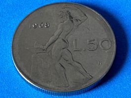 Italy - 50 Lire 1968