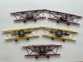 Retro Wanduhr Flugzeug, Metall, neuwertig, Geschenkidee!