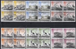 1096-1100+1137 im Viererblock mit FD-Stempel, Kat. Fr. 66.00