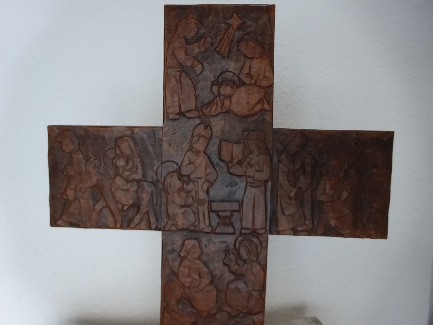 Statuette: Krippenkreuz Kreuz / Monogramm  MZ – Usato da Oetwil am See venduto da Senegal 4