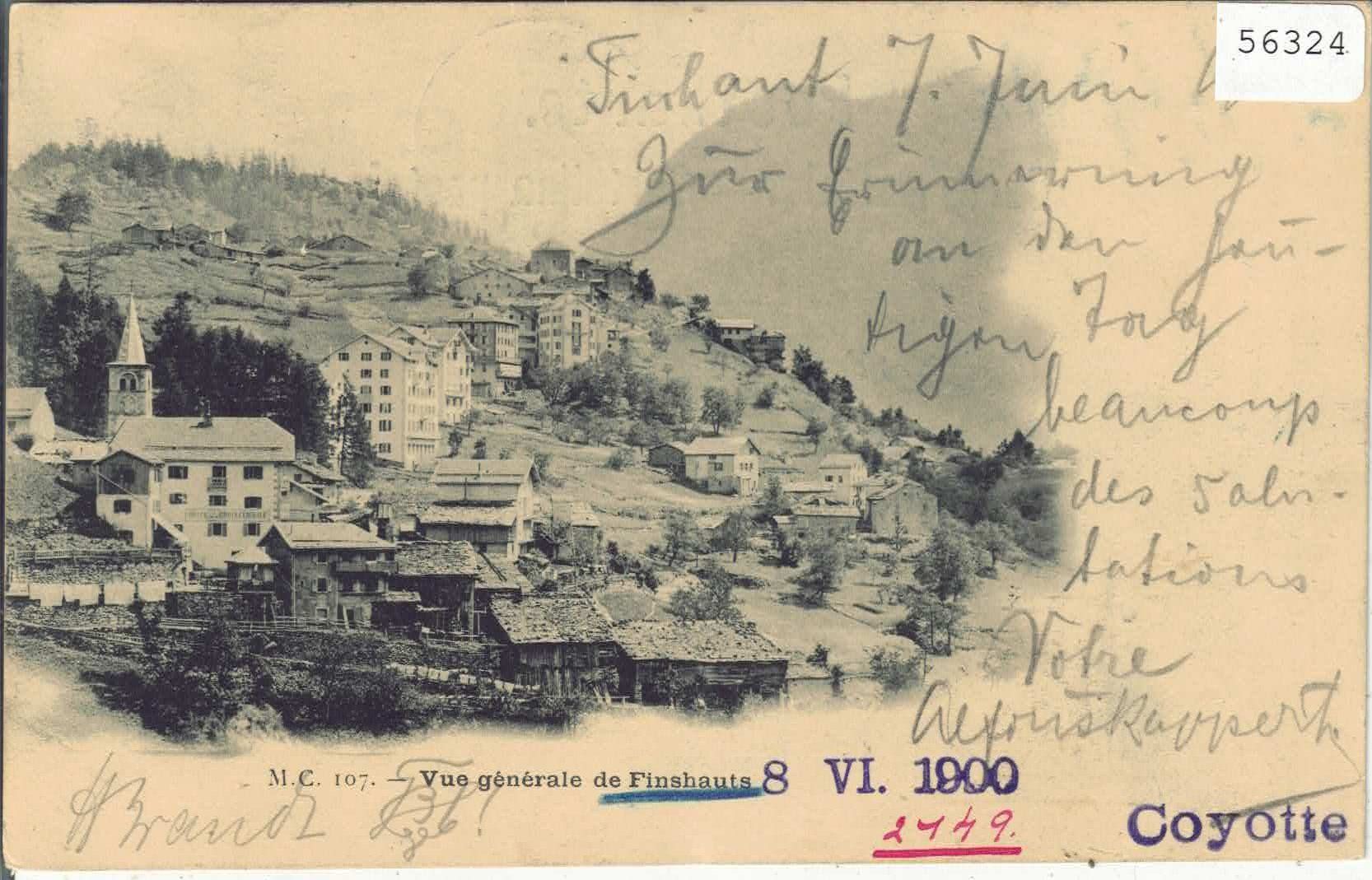 Cartes postales: Finhauts - Vue generale – D'occasion à Ettingen par Kartenplanet