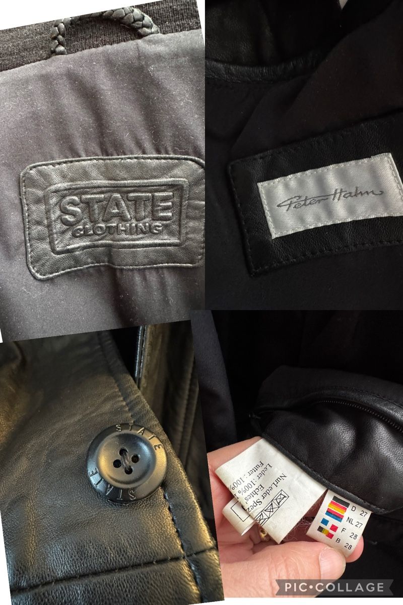 Vestes: Lederjacke Bomber State Clothing – D'occasion à Obfelden par cesarina10 9