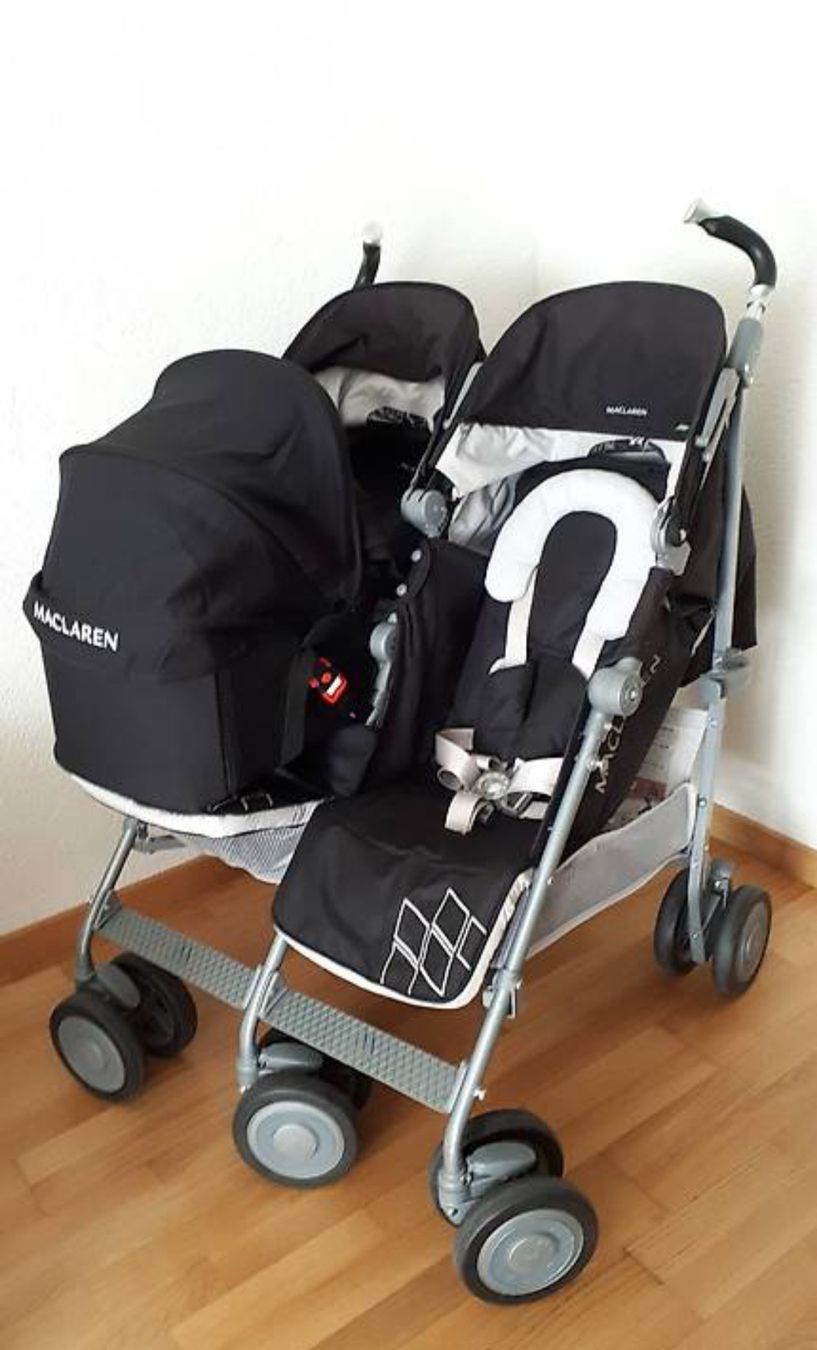 Mclaren Carrozzine:  Maclaren Twin Techno Kinderwagen – Usato da Thun venduto da Andi-79 1