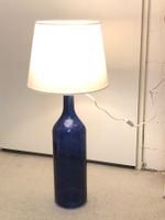 Glasflasche Lampe blau 🔵 Upcycling