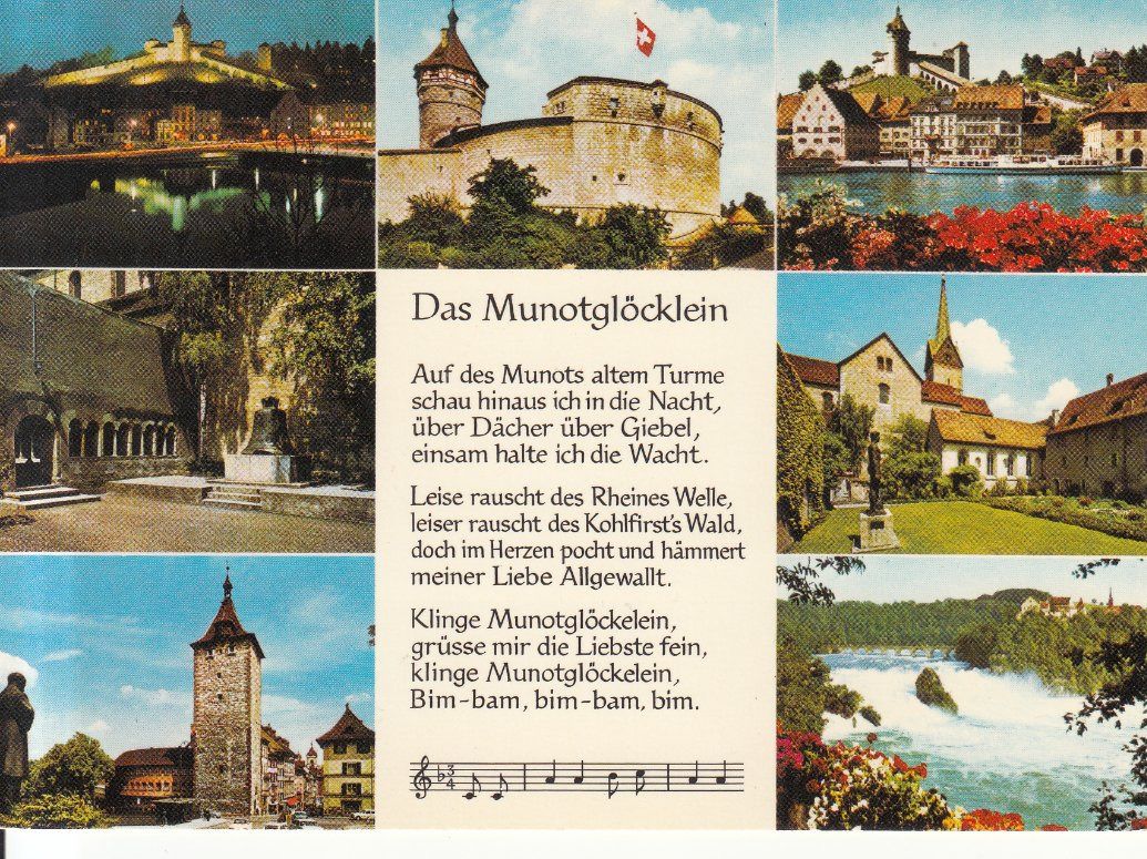 Cartoline postali: Schaffhausen Munotglöcklein ca. 1970 – Usato da Bürglen TG venduto da StampGraf