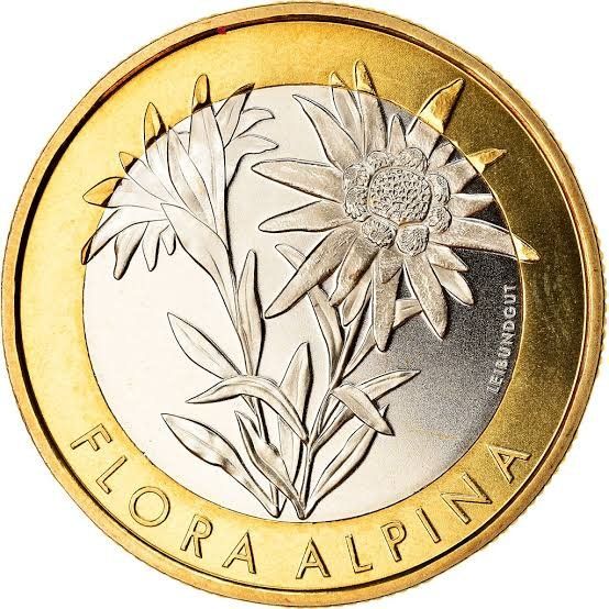 Tutti le monete: Flora Alpina 2015 – Usato da Thônex venduto da Dumas02