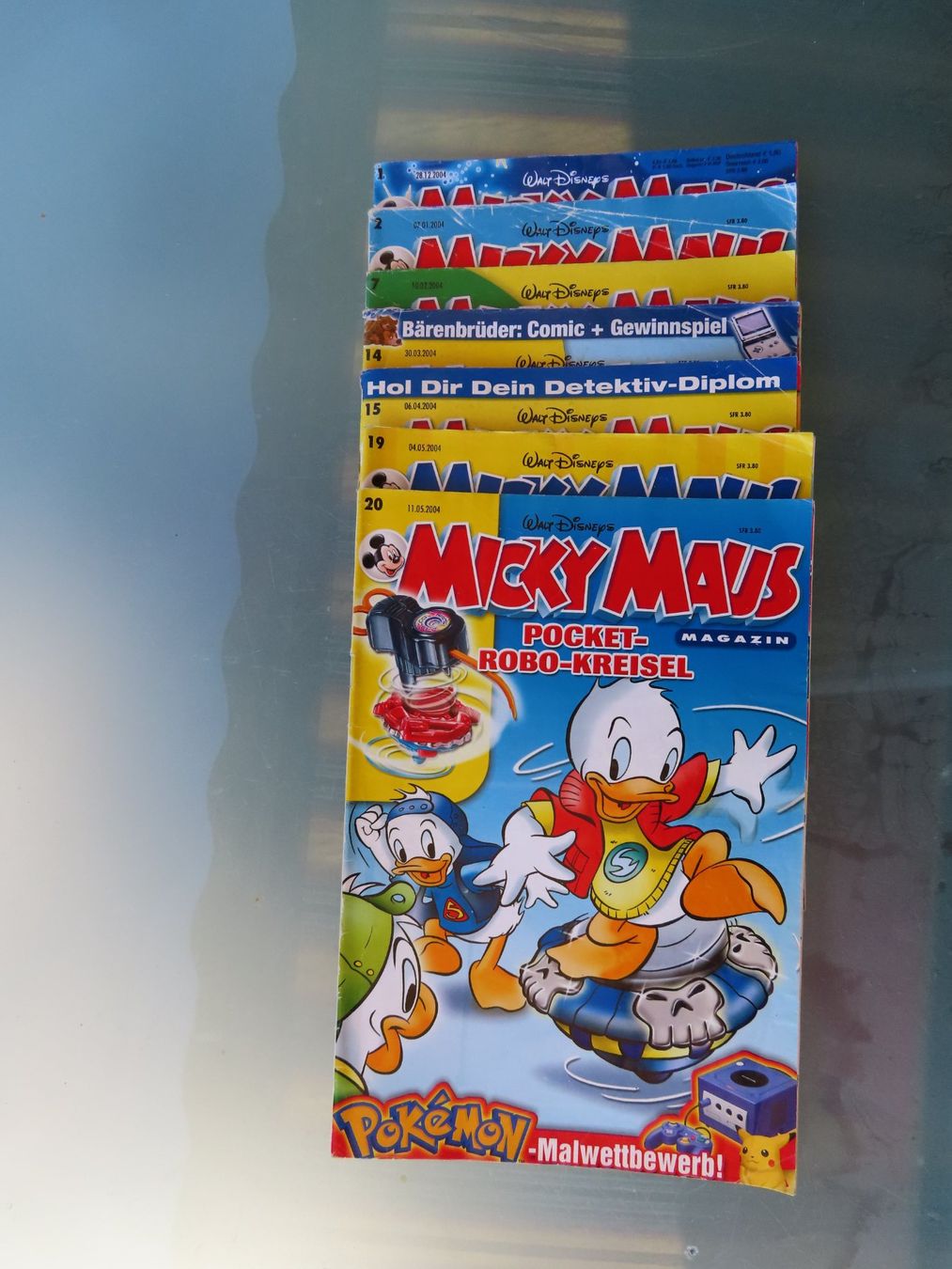 BD: 7 MICKY MAUS Comic Hefte von 2004 – D'occasion à Rombach par Masading
