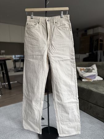 Zara cream jeans
