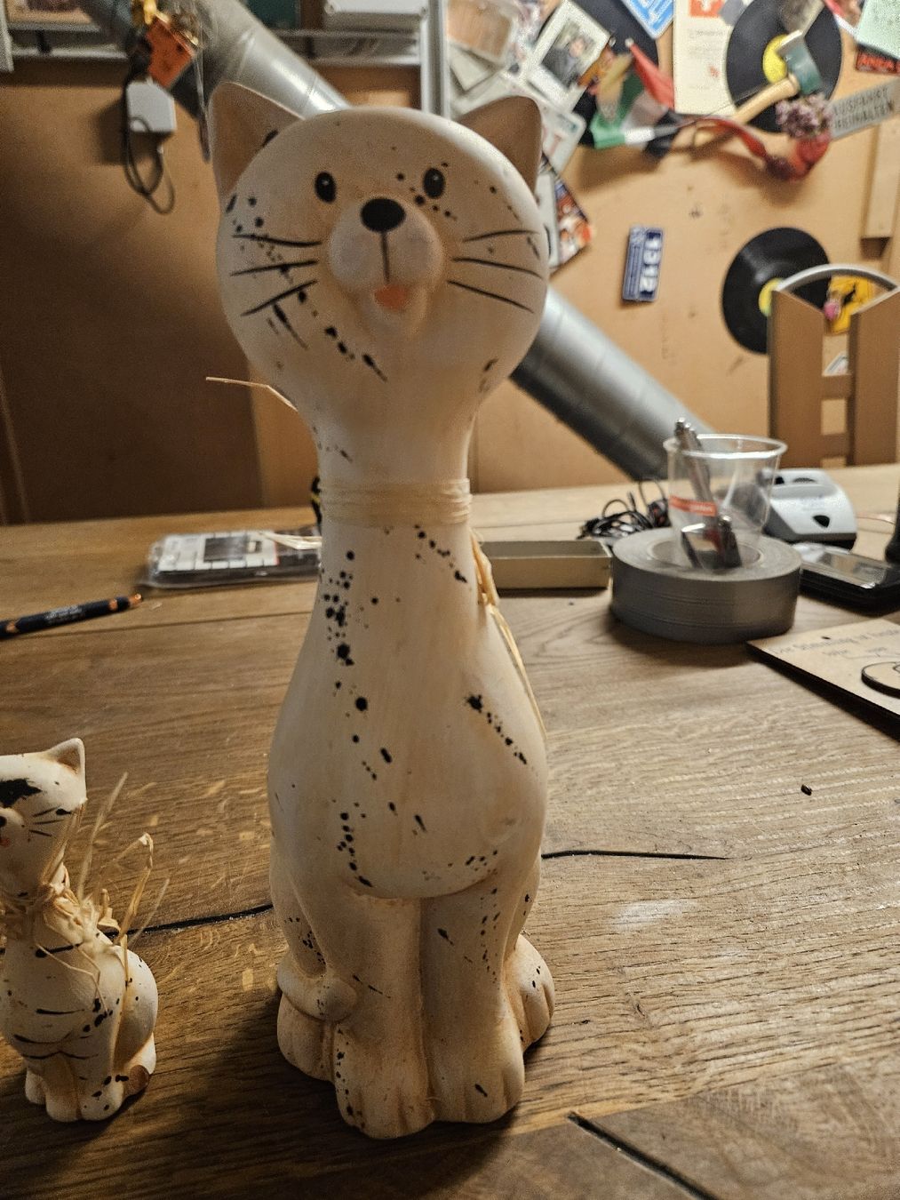Statuette: 2er Set Deko Katzen figuren (S3) – Usato da Rorschach venduto da TimelessTrading 2