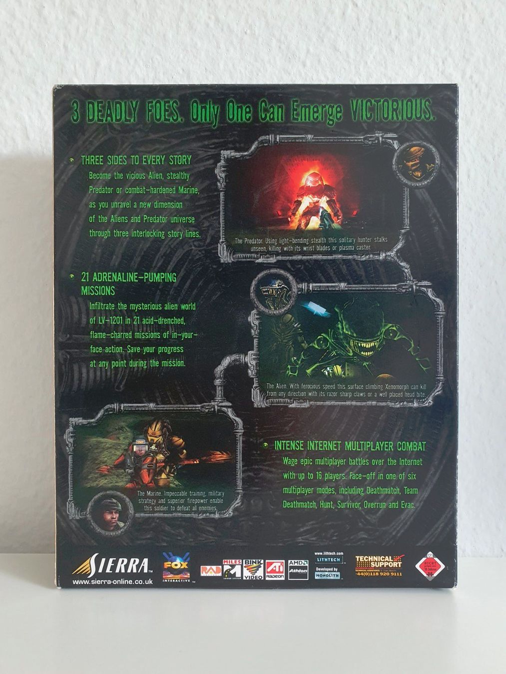 Spiele: PC Game Aliens Versus Predator 2 (2001) Big Box – Gebraucht aus Greifensee von perfectioN88 2