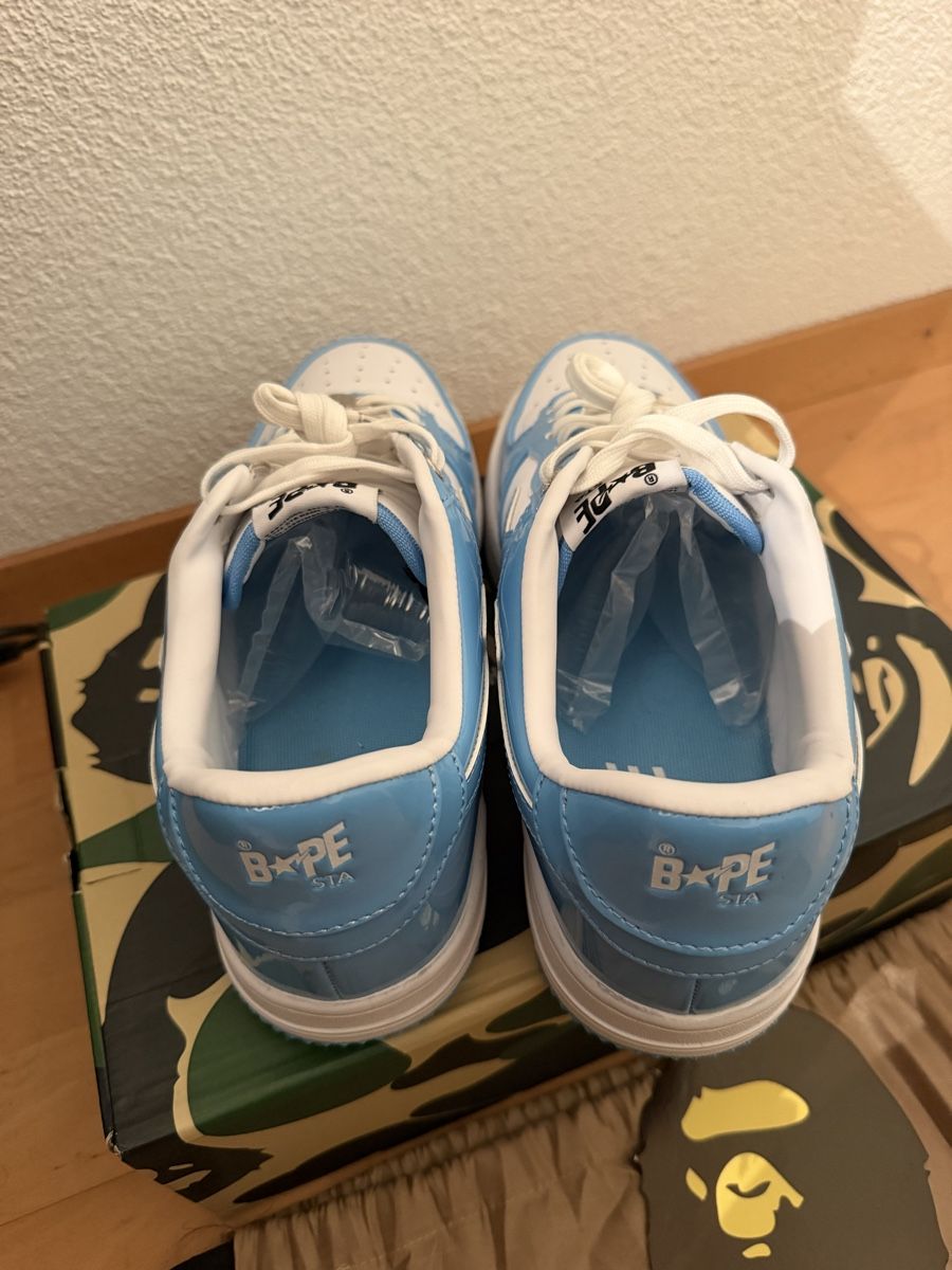 Bape Scarpe da uomo: Bape Sta weiss blau g 45  – Nuovo (secondo la descrizione) da Belp venduto da B7L0 3