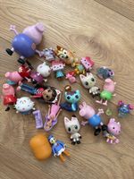 Lot de figurines Peppa Pig , Gabby Chat etc
