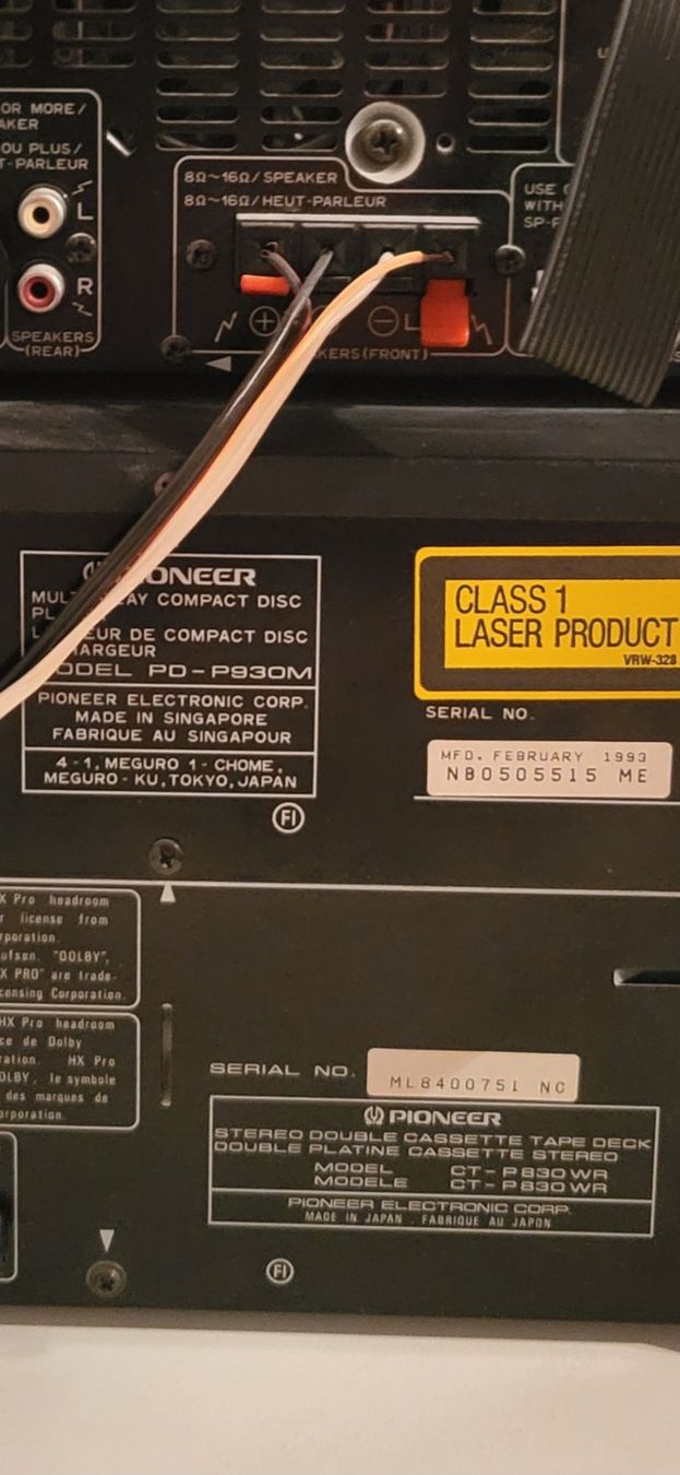 Pioneer Amplificatori: Stereoanlage mit 2 Lautsprechern  – Usato da Birmenstorf AG venduto da Cjl 9