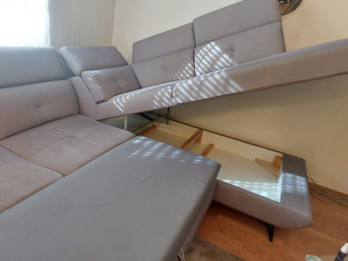 Divani: Ecksofa mit Schlaffunktion und Stauraum – Usato da Gränichen venduto da toyotafreak82 3