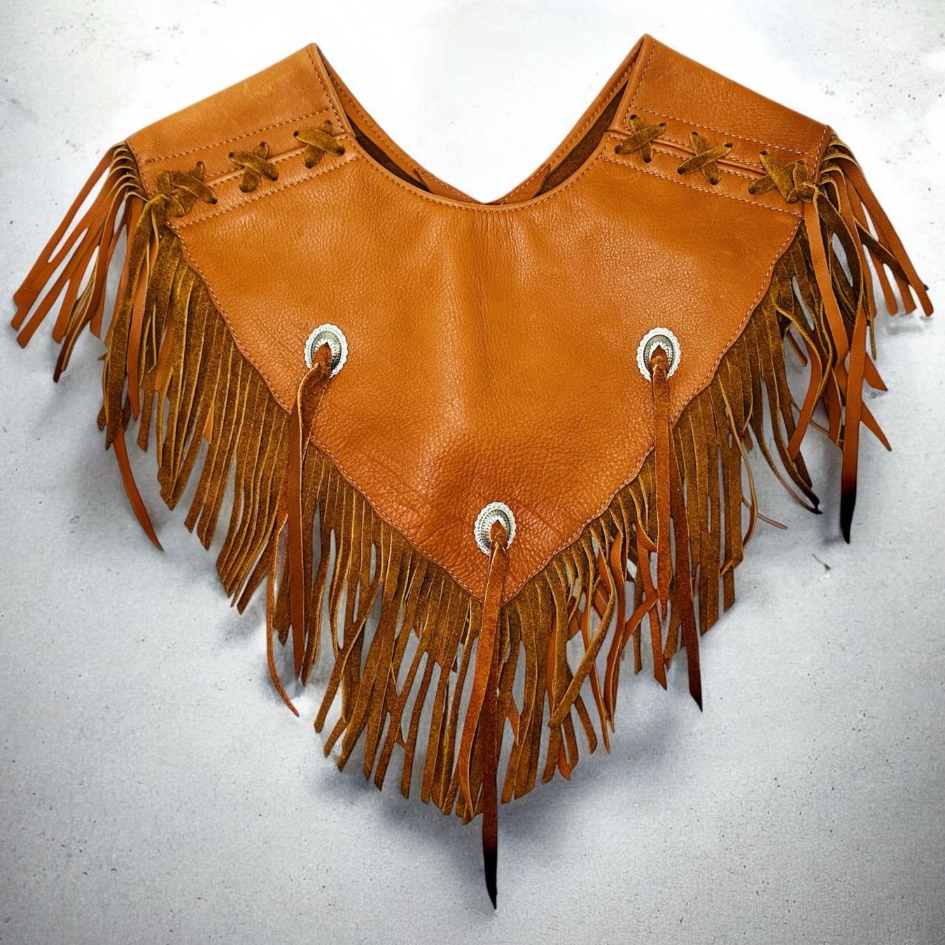Boleros: Bolero style western en cuir avec franges – Gebraucht aus Morges von Novantica