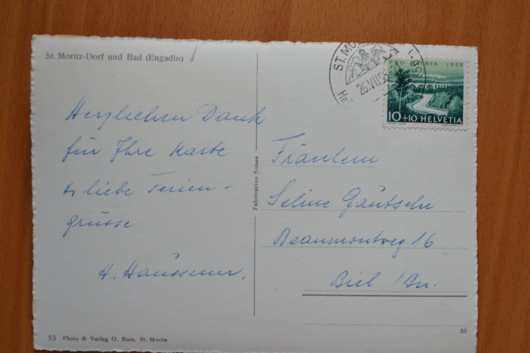 Cartes postales: AK St. Moritz und Bad GR – D'occasion à Beinwil am See par kajak55 1
