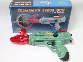 Vintage Trembling Space Gun , Weltraum Pistole NOS
