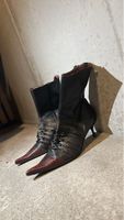 Vintage Lederstiefeletten
