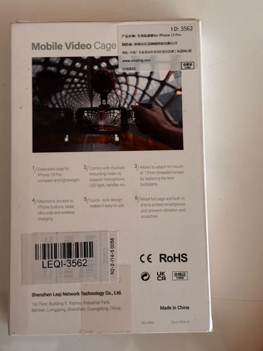 Apple Cover & Protezioni schermo: SmallRig Video Cage für iPhone 13 Pro – Nuovo (secondo la descrizione) da basel venduto da misel76kjs... 4