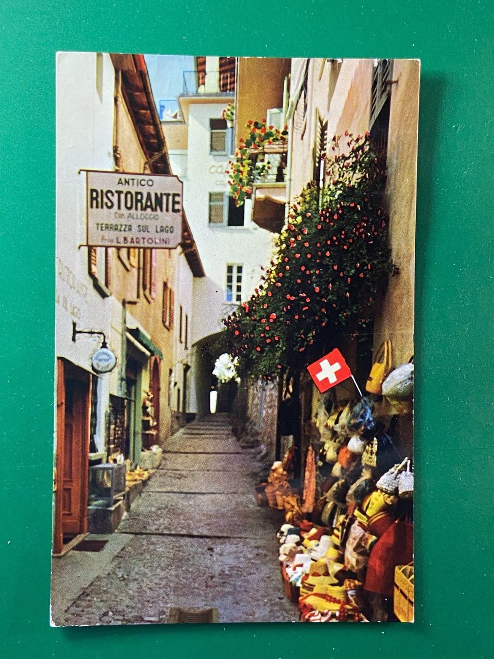 Cartoline postali: Gandria - Vicolo pittoresco – Usato da Steg VS venduto da danwer74