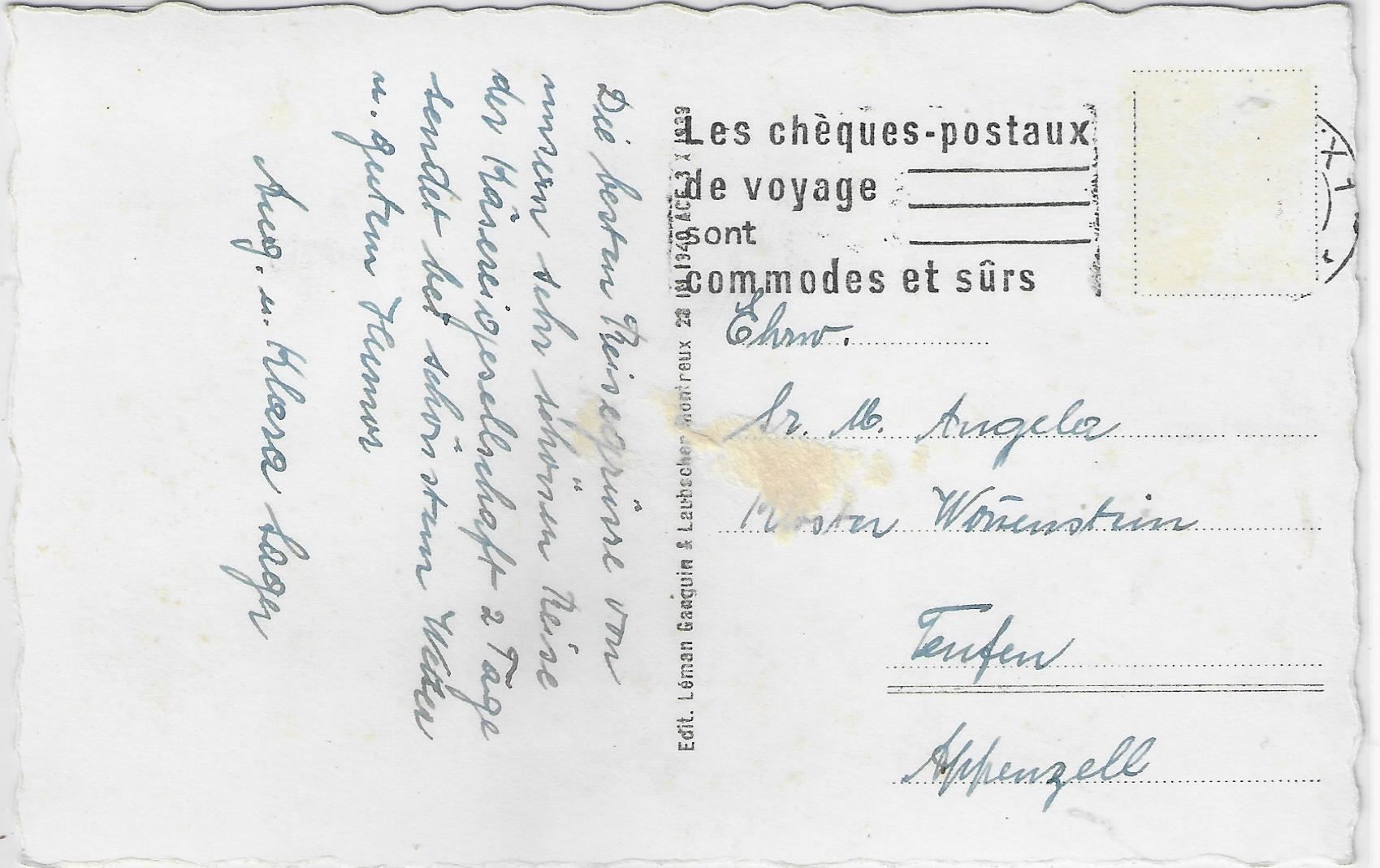 Cartoline postali: Montreux-Clarens - Vue generale – Antico da Ettingen venduto da Kartenplanet 1