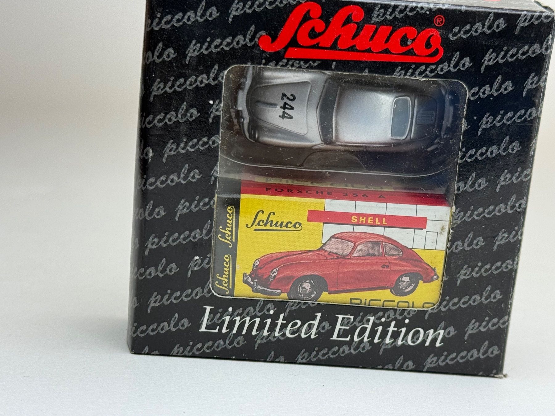 Schuco Modellini d'auto: CH- Schuco Porsche 356 silbern Startnummer 244 – Usato da Elm venduto da Wikmtz