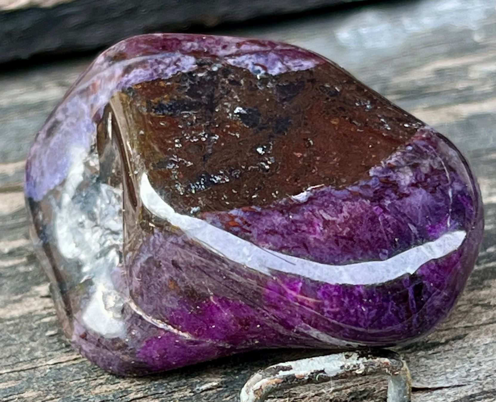 Minerali & Pietre curative: Sugilith Trommelstein – Usato da Diegten venduto da hamofi57 1