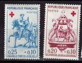 Tutti i francobolli: Frankreich, Mi 1329-1330** – Nuovo e nell'imballaggio originale da Langenthal venduto da 1195