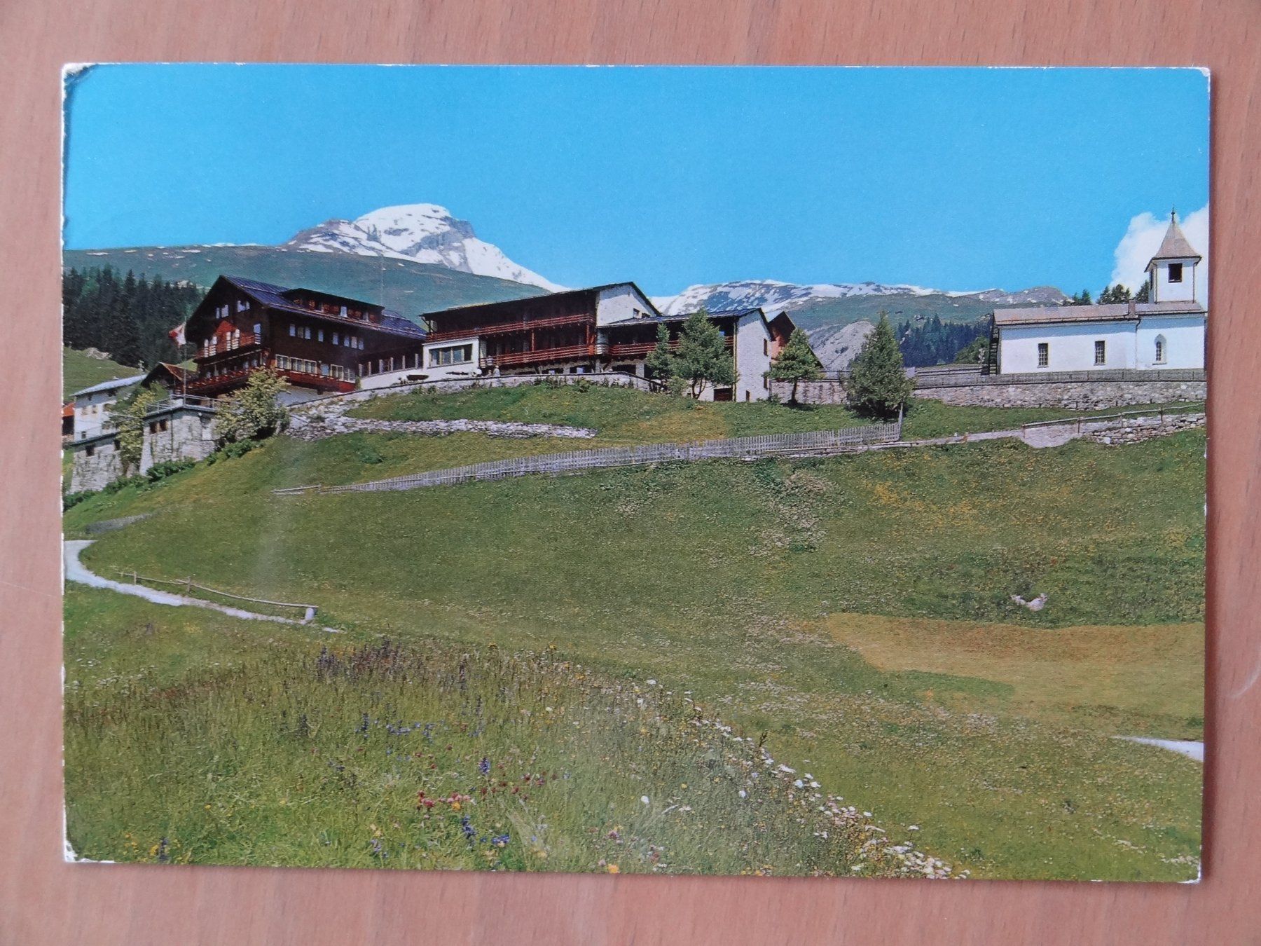 Cartoline postali: Wergenstein - Ferienhaus - 1973 – Usato da St Léonard venduto da Riglin