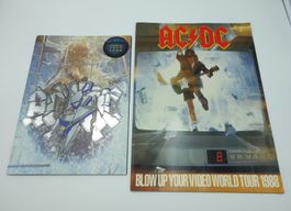2 grosse ACDC Tour Hefte: World Tour 1996 und 1988