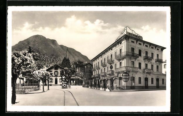 Cartoline postali: Paradiso-Lugano, Hotel Schmid mit Restau – Usato da Berlin venduto da bartko-reher