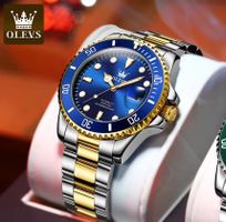Montre homme Olevs automatique cadran bleu occasion