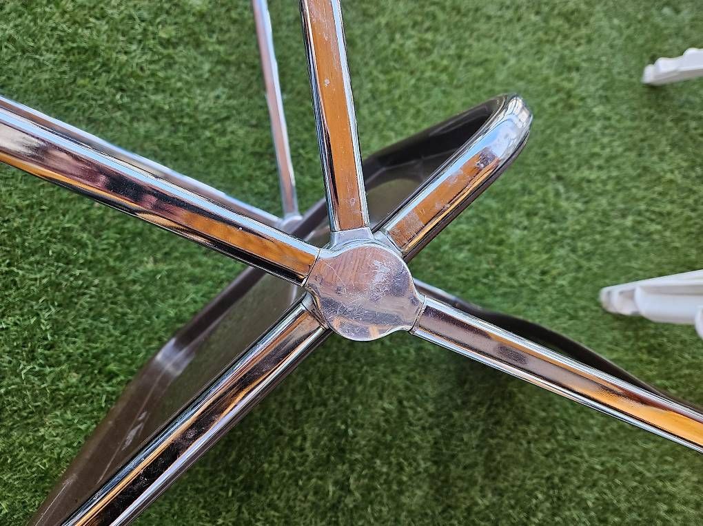 Sedie: 4 Chaises Plia Giancarlo Piretti – Usato da Henniez venduto da Tjiminy 2