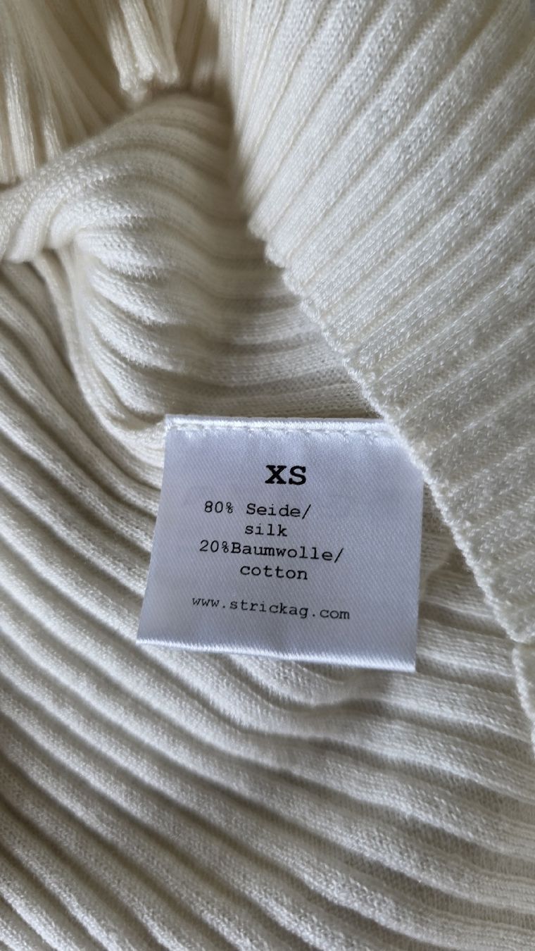 Top: Seiden Strickshirt von "HANDMADE" Gr. XS – Nuovo (secondo la descrizione) da Schneisingen venduto da backstore24 6