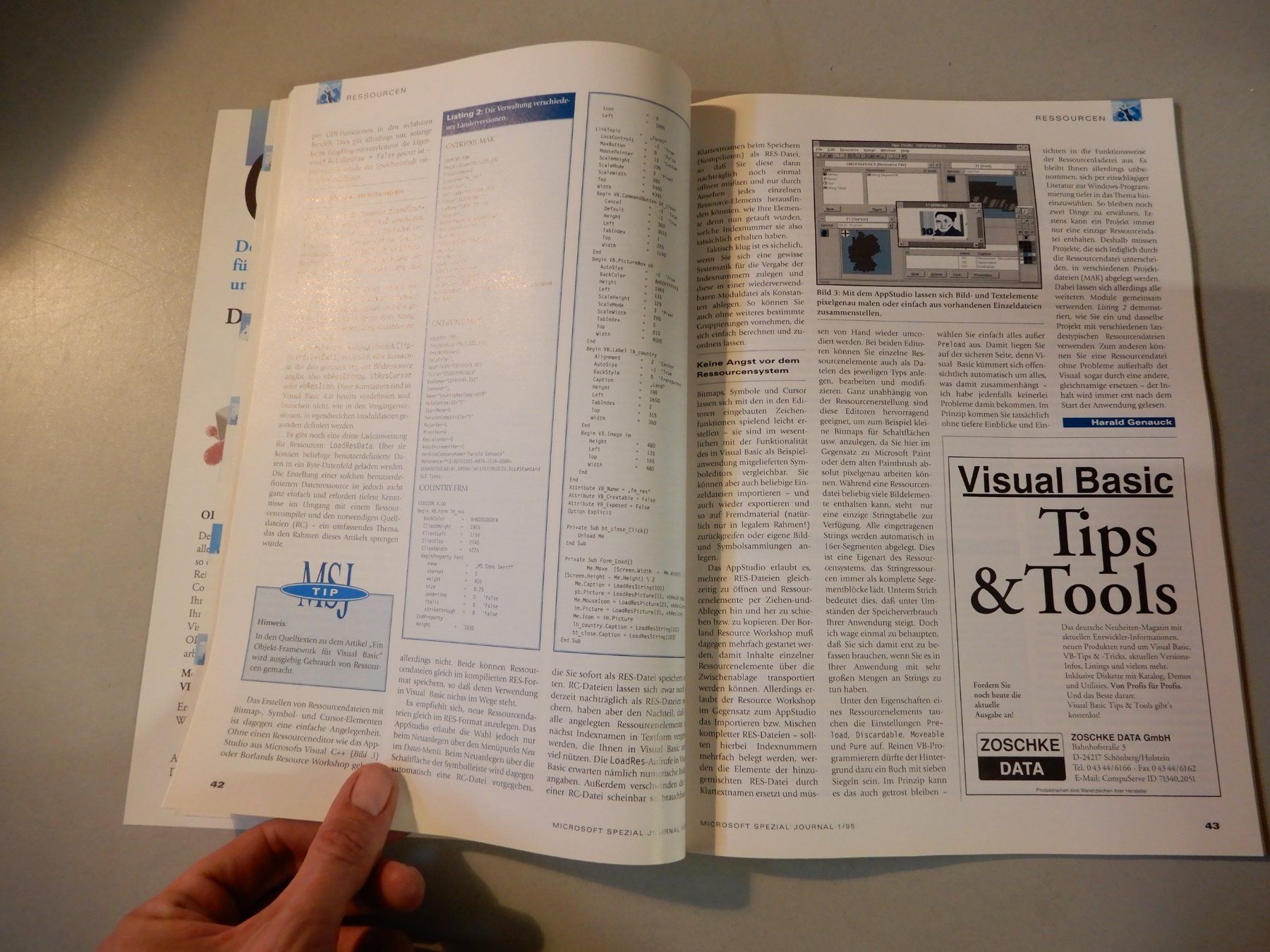 Zeitschriften & Magazine: Microsoft Visual Basic 4.0 Journal – Gebraucht aus Erstfeld von Mario_boe0 6
