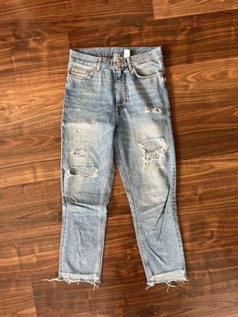H&M Jeans Straight High Waist, Size 27