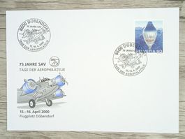 TR17 Enveloppe + Timbre Suisse 2000